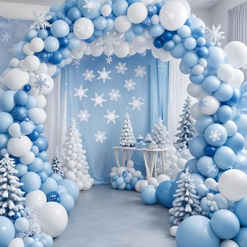 200 peças de recortes de floco de neve, 9 polegadas/5,9 polegadas papel de inverno flocos de neve de