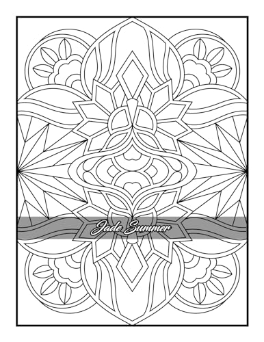 100 Amazing Patterns: An Adult Coloring Book with Fun, Easy, and Relaxing Coloring Pages - Image 76
