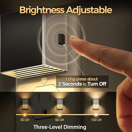 Image of DORESshop LED Night Lights Plug into Wall [2 Pack],Plug in Nightlight