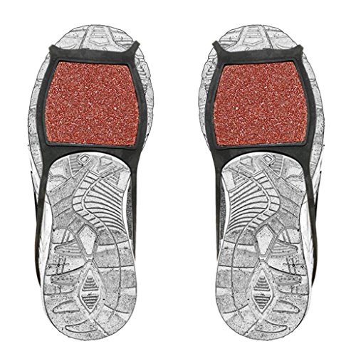 YIJU 2 Pares de Chuteiras de Caminhada Grampos de Fricção + Perneiras de Tornozelo de Perna Baixa -