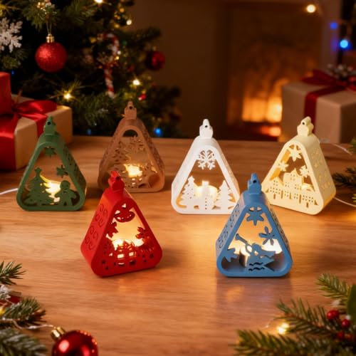 Moule lanterne Noël silicone de qualité supérieure pour décors de table