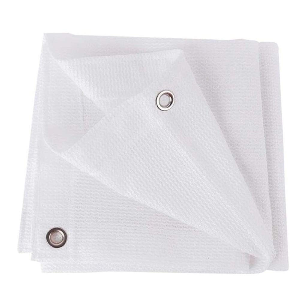 Bâche en maille respirante blanche 2x4 m brise-vue balcon jardin