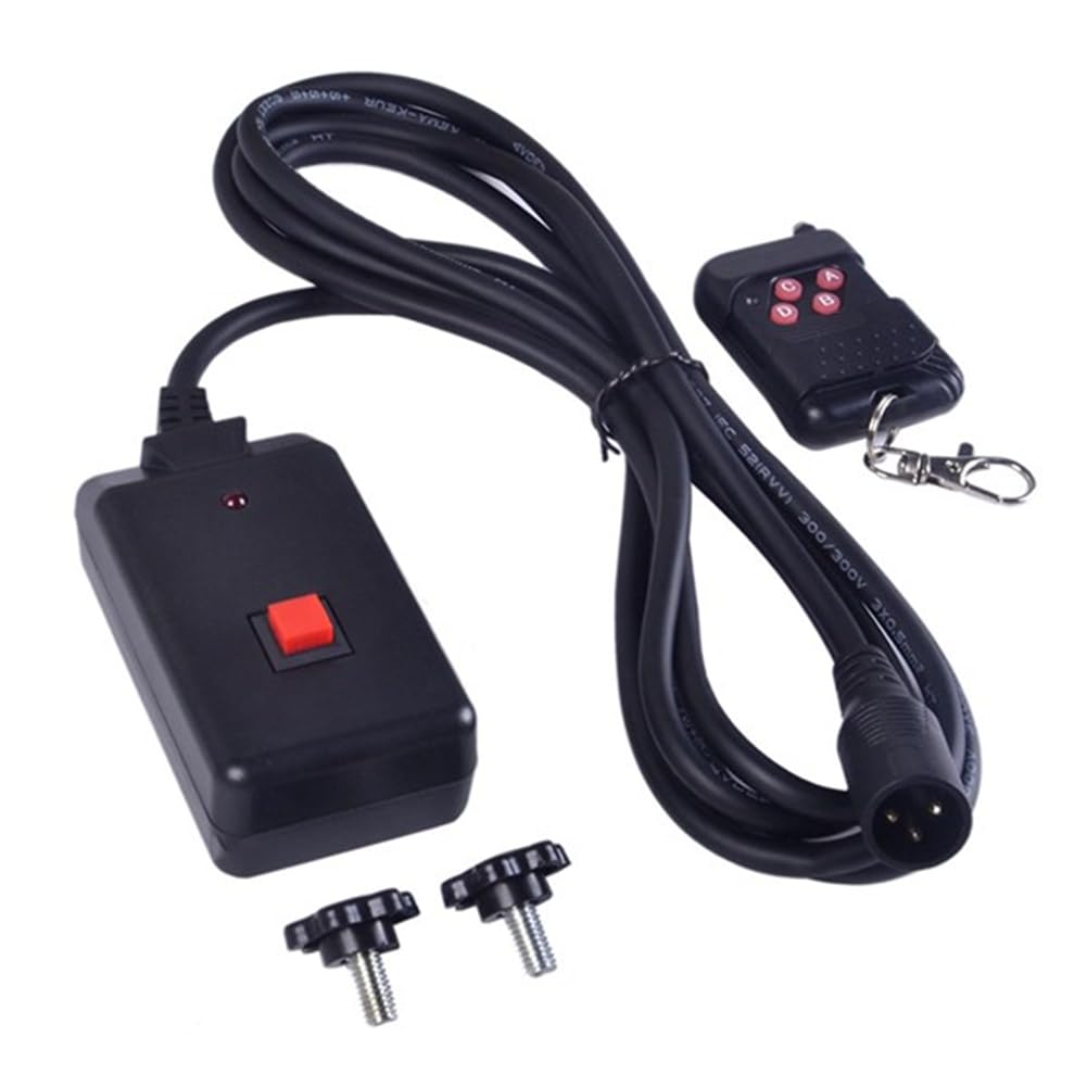 2 PC 90-240VAC 2 en 1 Control Remoto InaláMbrico 3 XLR para MáQuina de Humo Fiesta DJ Escenario Efecto de IluminacióN AtmóSfera
