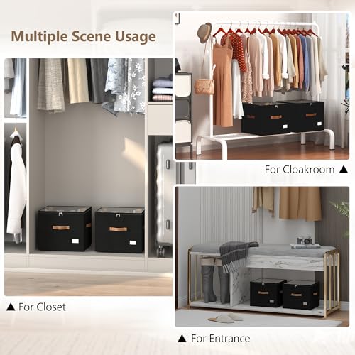 2 Stück Schuh-Organizer für Schrank,Schuhorganizer für Closet, Passt 16 Paare, große Schuhschrank, Schuh-Organizer… – Ansicht 5