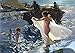 ODSAN Bathing Time - by Joaquin Sorolla Y Bastida - Impresión en Lienzo 24x17 Pulgadas - sin Marco