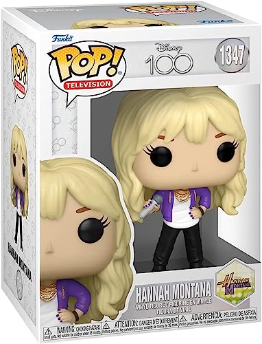 Funko Pop! Disney: Disney 100 - Hannah Montana junto com um protetor de sótão de Byron