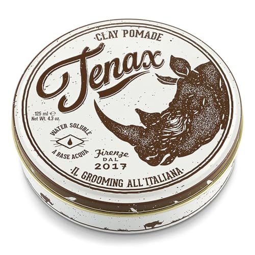Tenax Water Soluble Pomade, Strong Hold with Clean Shine, 4.5 oz