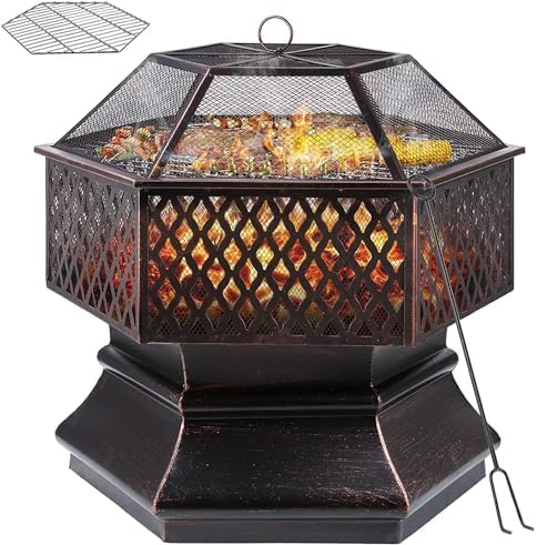 Feuerschale, Feuerschale mit Funkenschutz, Feuerschalen für den Garten