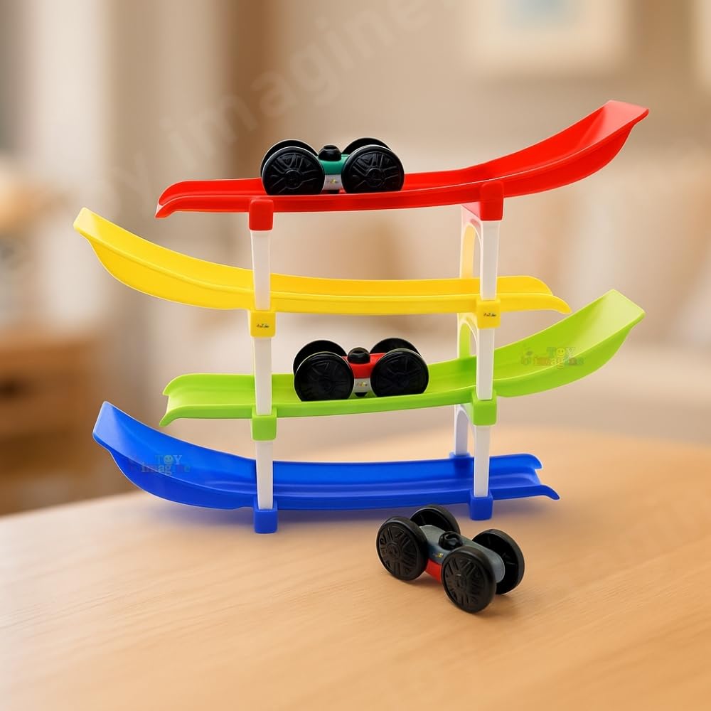 Toy Imagine 4 Level Car Ramp Racer Toy With 4 | Desertcart INDIA