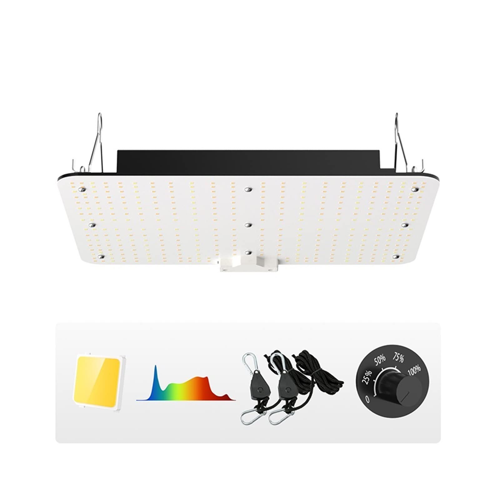 CVFRDD LED Grow Light 281B Full Spectrum Phyto Lamp For Greenhouse Growing Indoor Plants Vegetables Growth(200W)