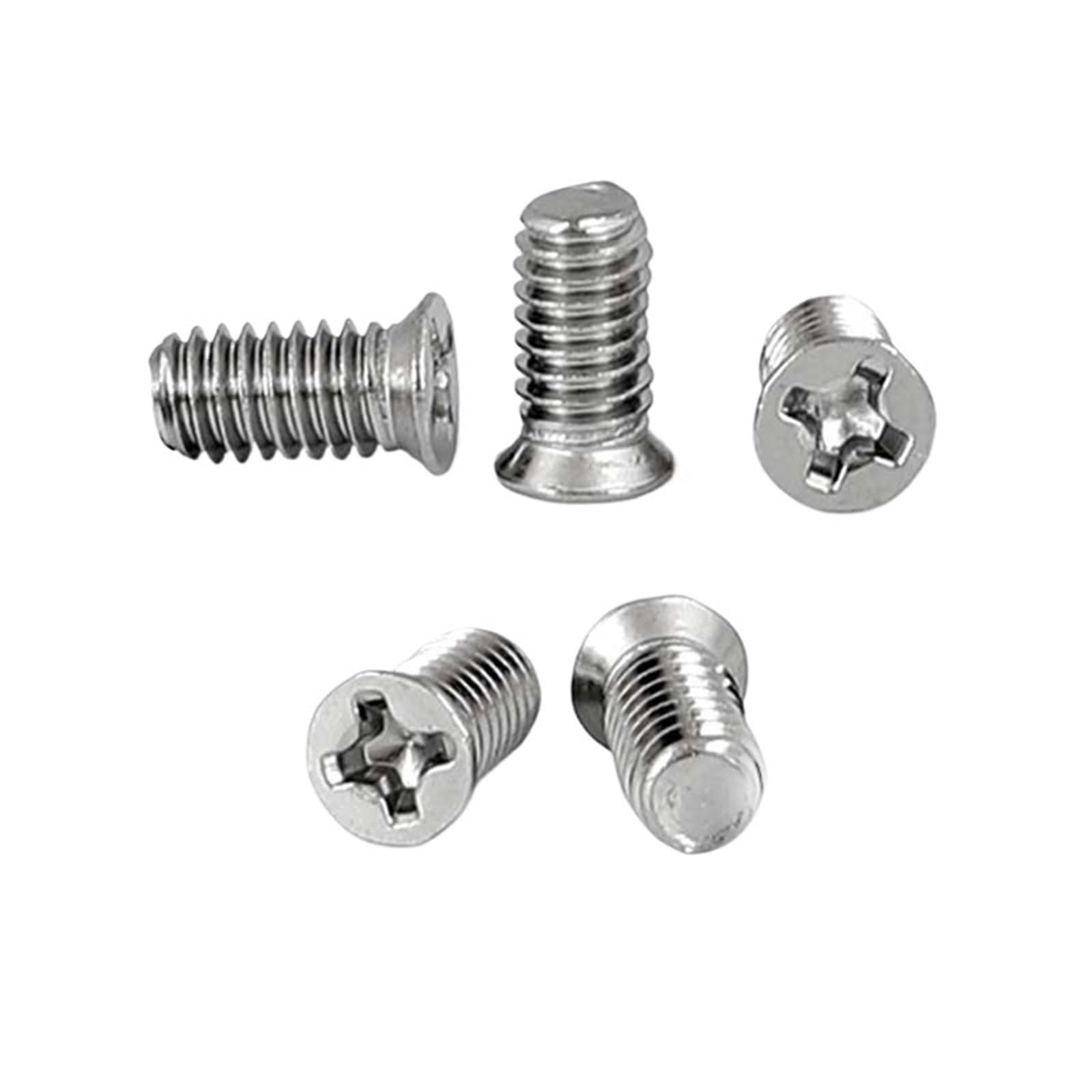 Bullone a testa svasata piatta con intaglio a croce Phillips in acciaio inossidabile A2 M1.6 M2 .5 M3 M4 304, 50 pezzi(M2x4x3mm)