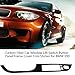 4Pcs 330i Carbon Fiber Inside Door Handle, E90 Interior Door Trim Panel Frame Cover Trim Decoration Sticker for 3 Series E90 2005-2012 (Type A)