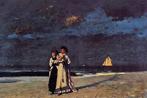 Peinture à l'huile authentique de Winslow Homer pour remplacer les posters