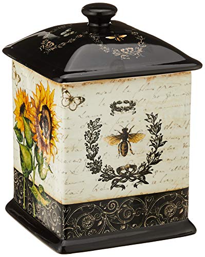 International Sunflowers Canister Set for French Decor Fans