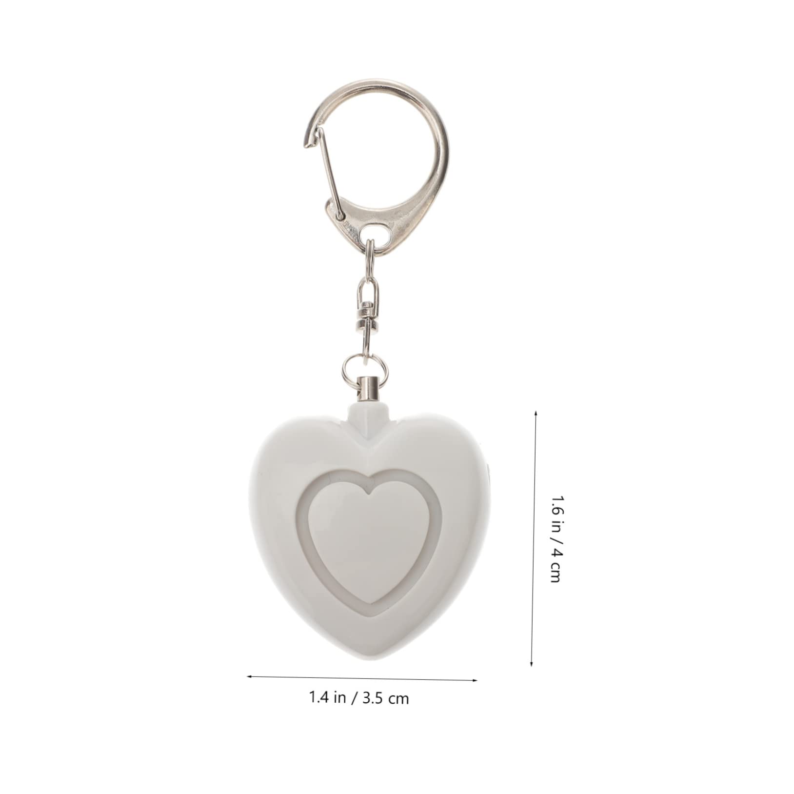 jojofuny 5 Alarmas De Bolsillo para Mujer Botón De Emergencia Llavero con Alarma Personal Y Luces Led Brillantes.