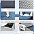 Shintenchi 7 Pieces Outdoor Patio Furniture Sets, Patio Sectional Sofa Couch, Gray PE Wicker Furniture Modular Patio Conversation Sets Patio Sofa with Washable Cushions, Aegean Blue
