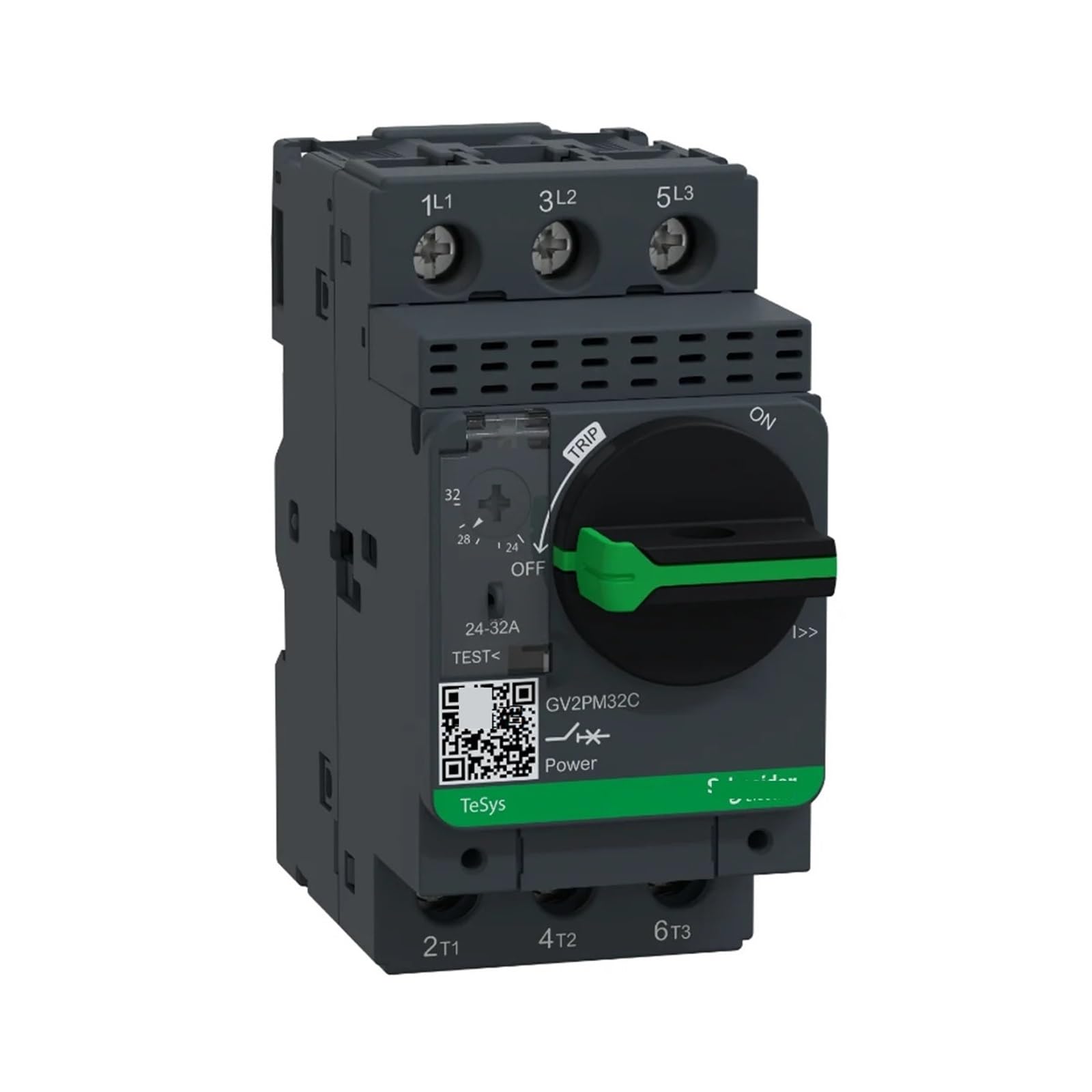 Disyuntor magnético GV2-PM32C para automatización de bombas y talleres de 32A