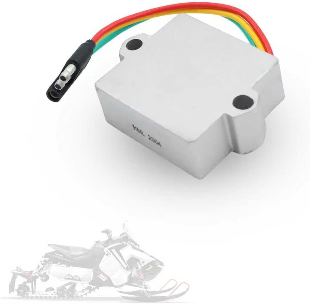 KARSEE Voltage Regulator Rectifier Compatible with Polaris Snowmobile Classic Edge Touring Transport Widetrak LX XC SP Shift Switchback Rush 340 500 550 600 700 800 Replaces 4010794 4010355