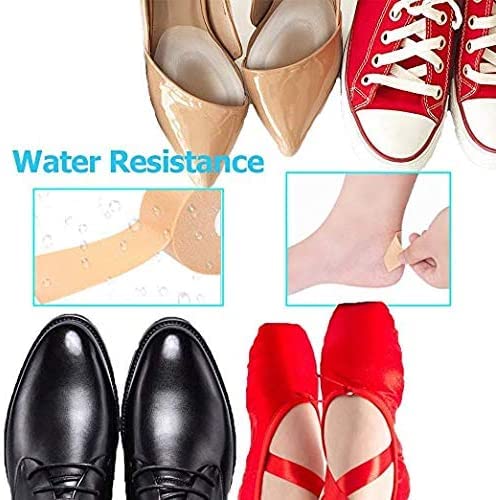 Prostuff.in High Heel Tape Moleskin for Feet Blisters Elastic Heel Sticker Anti-Slip Wear-Resistant Waterproof Heel Toe Protector Muti-Purposes Wrap to Prevention Blister Chafing Friction 3