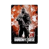 Vintage Rainbow Six Siege Kapkan Aluminium Metal Tin Sign 12x16 Inch Home Plaque Poster Home Bar Pub Wall Are Decor New
