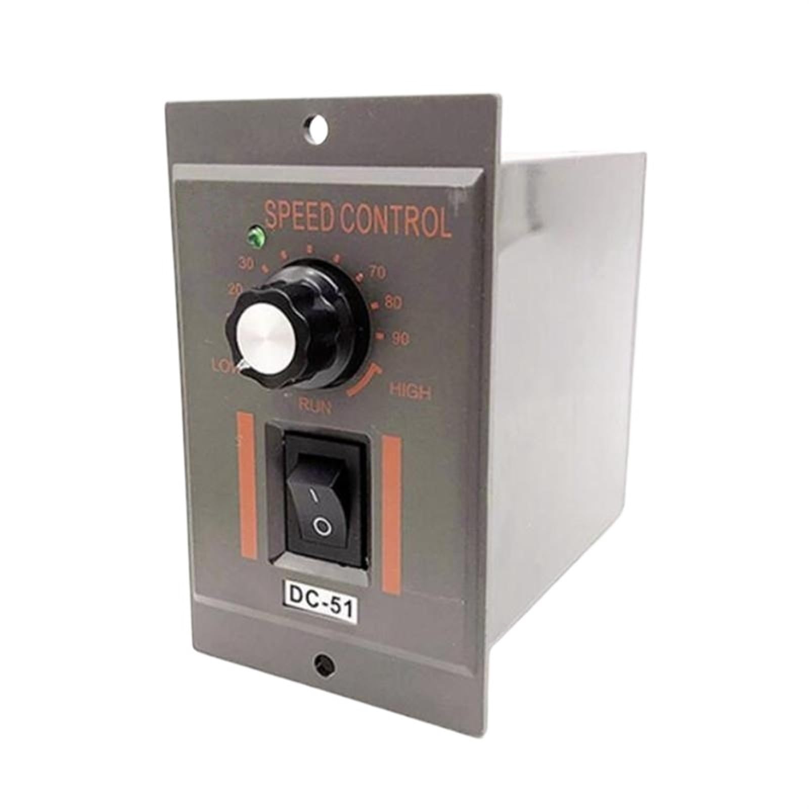 Controlador de Velocidad del Motor, Modelo de Unidad, Interruptor de Encendido/Apagado AC 220V 50HZ, 6 terminales, indicador LED Verde, Voltaje de Salida 12V 24V 36V 48V 90(DC 24V)