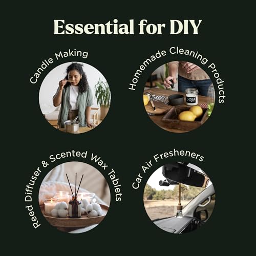 Lagunamoon Essential Oils Set - Top 6 Blends for Diffusers, Home Care, Candle Making Scents, Fragrance, Aromatherapy, Humidifiers, Gifts - Peppermint, Tea Tree, Lavender, Eucalyptus, Orange (10mL) - Image 4