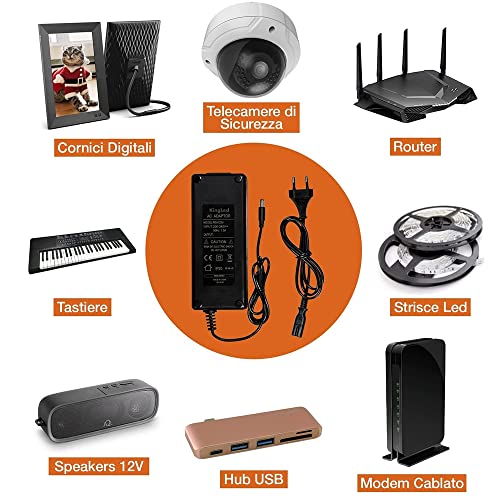 Kingled - Alimentatore Desktop con Presa e Jack