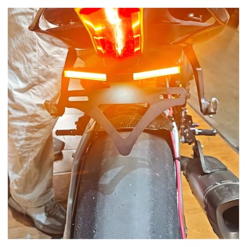 Support plaque d'immatriculation YZF R1 en aluminium CNC haut de gamme - 5