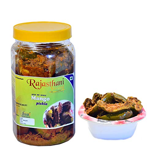 Rajasthani Swaad m Ka Achar Homemade Raw Mango Pickle Pack Of 1600 Gram Amazon In Grocery Gourmet Foods