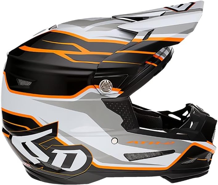 6D HELMETS ATR-2 Phase Off-Road Helmet | Rebuildable ODS Impact System, Tri-Composite Shell, Air-Gap Ventilation, DOT/ECE Certified
