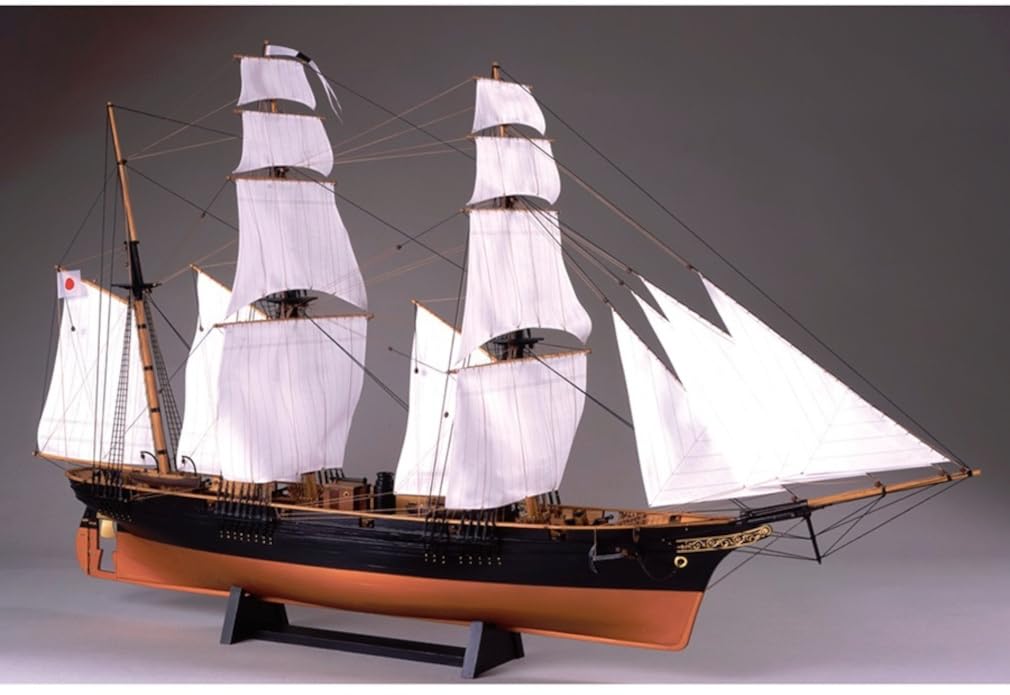 Amazon | ウッディジョー 1/75 咸臨丸 (帆付) 木製模型 組み立てキット