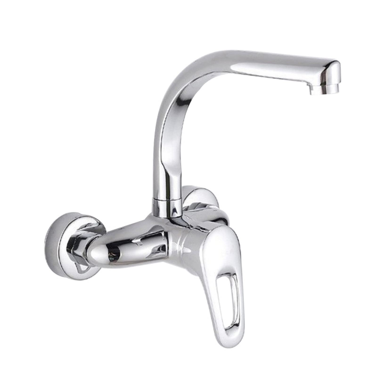 Grifo de fregadero montado en la pared para renovar tu cocina con comodidad y agua fría y caliente