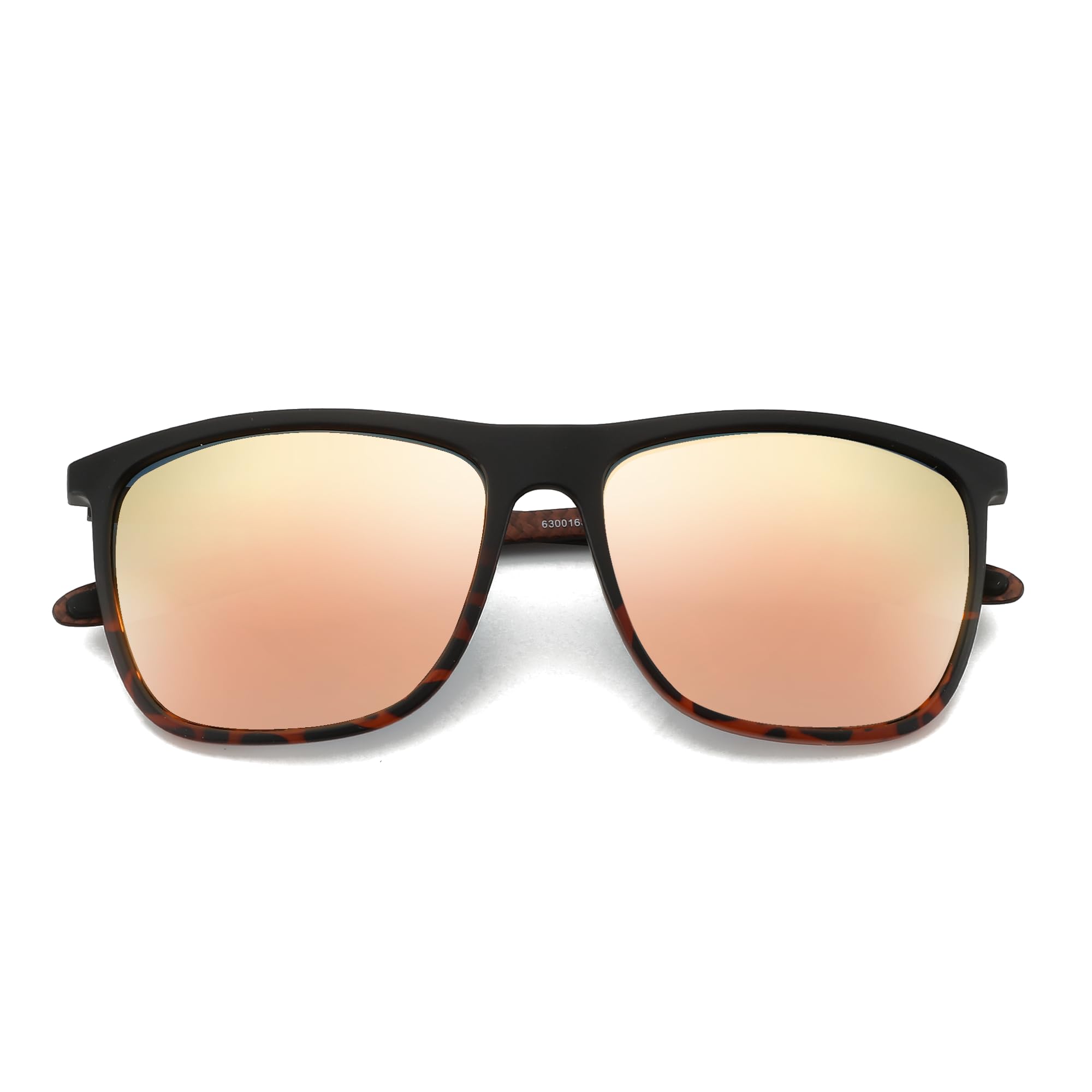 ZENOTTIC Occhiali da sole polarizzati uomo in fibra di carbonio staffa occhiali da sole quadrati guida pesca golf sport protezione UV400