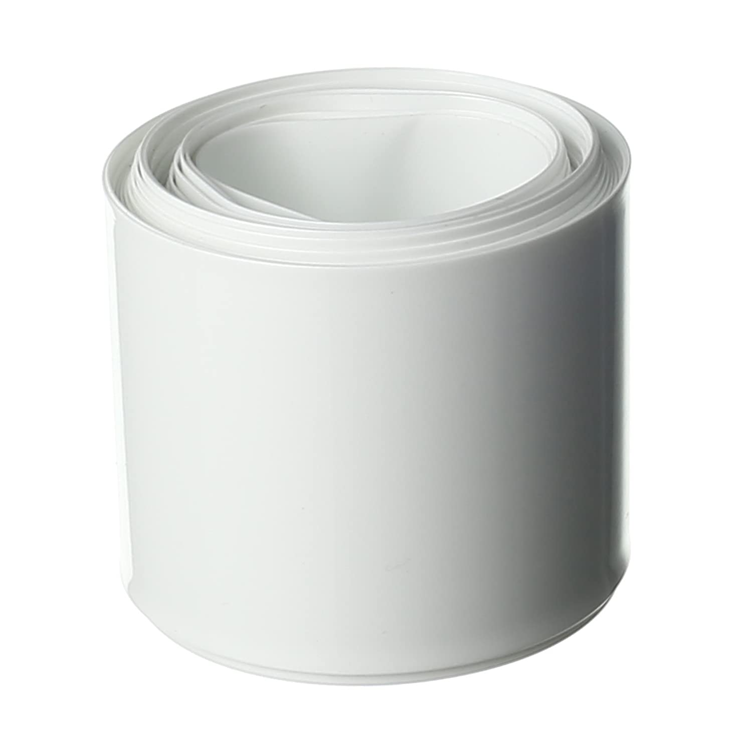 Heyiarbeit Battery Shrink Wrap PVC Heat Shrink Tubing Flat Width 85mm, Length 10m for Big Battery Pack Power Transparent