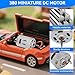3-6V 40000RPM DC Motor, 380 High Torque Gear Motor Micro Motor Ball Bearing 14mm Remote Control Car Part Accessory for RC Boat Model Smart Cars DIY Toys