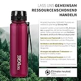 720°DGREE – uberBottle – Tritan Trinkflasche 350ml – Lavish Plum – Crystalclear - 5