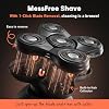 GROOMIE BaldiePro Head Shaver Starter Kit and Refill - Achieve a Smooth, Comfortable Shave with Ease - Electric Razor Replacement Blades for Bald Head and Face - Waterproof for Wet and Dry Shave