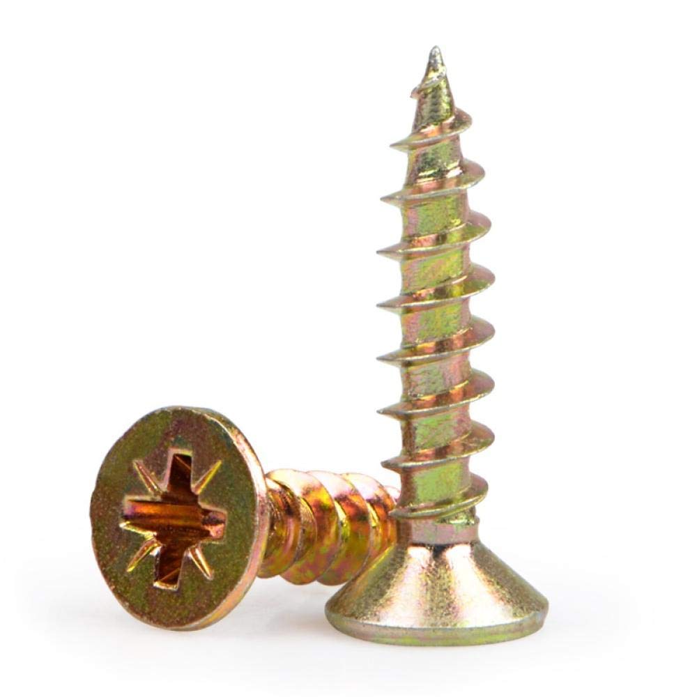 Clavos de ferretería, clavos de acero para ladrill Tornillos de cabeza plana, clavos for paneles yeso, for m3,5 m4 m5-M5*35(M4*40 (100 Pieces))