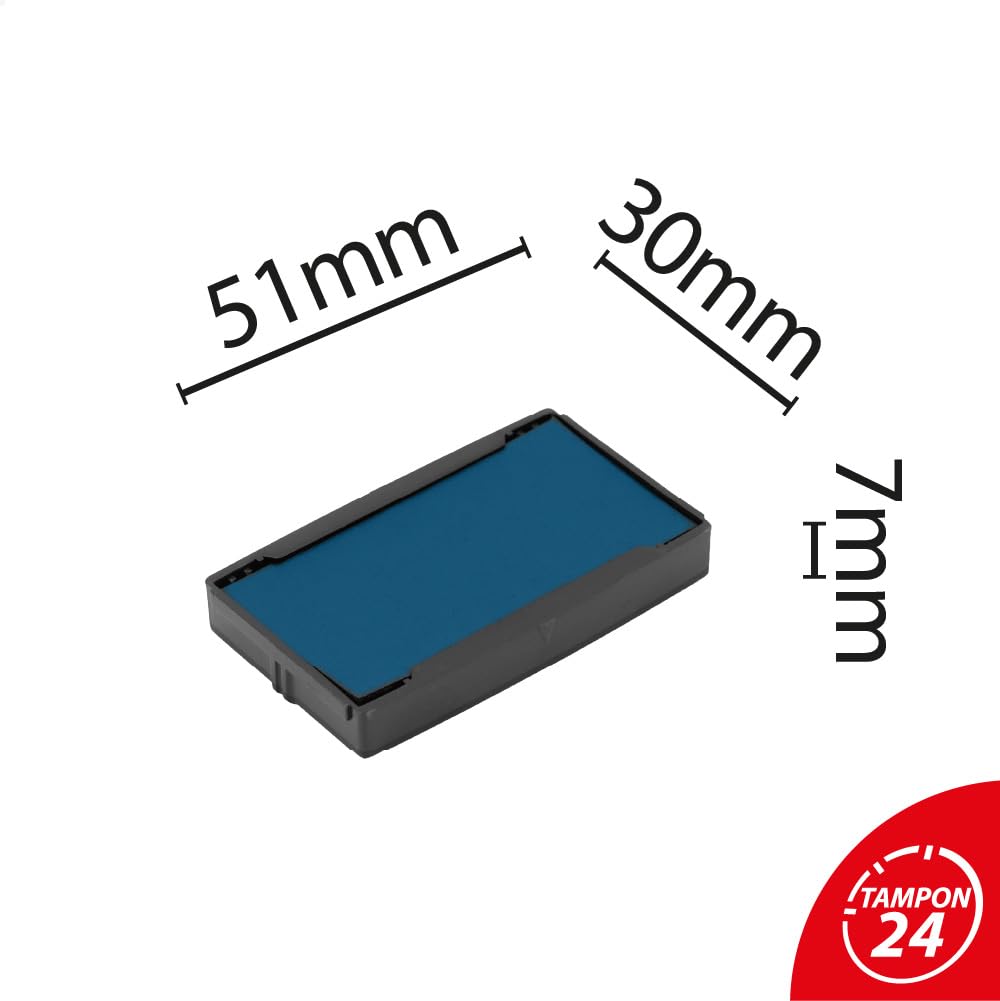 Cassette d’encre pour Shiny Printer S-853 | Cartouche Shiny S-853-7 (Pack de 10 - Bleue)