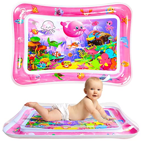 Cojín de agua para niños pequeños - Cojín de agua abdominal para niños pequeños,Centro de juegos de desarrollo temprano portátil y reutilizable para niños, regalos, niños pequeños, niñas y recién