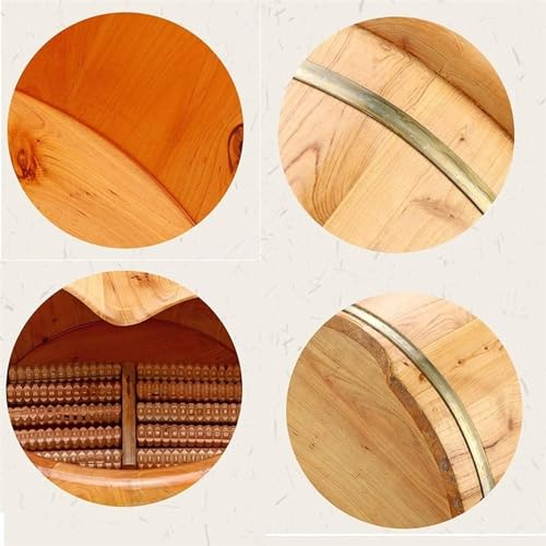 Baño de pies de madera de cedro con masajeador miniatura 4
