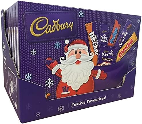 Selection Eve Box Fillers - Medium Selection Boxes Chocolates For Kids With Card - Christmas Stocking Fillers Chocolate Gift - Selection Boxes In Bulk 8 Pack