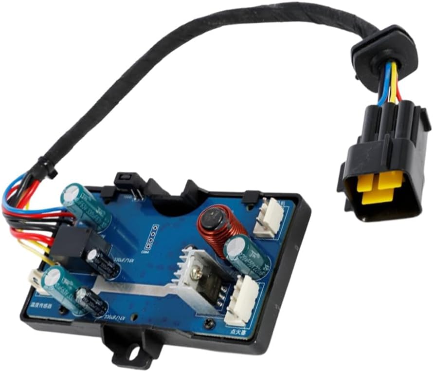 MACHSWON Car Diesel Parking Heater Main Control Board, 12/24 V DC Diesel Heater Motherboard, Compatible with 2KW/3KW/5KW/8KW diesel air heater, 1 pc (Black and Blue)