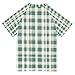 Boy Bathing Suit Short Sleeve Rashguard Girls 4T Herringbone Houndstooth Checked Teal Neutral Birds