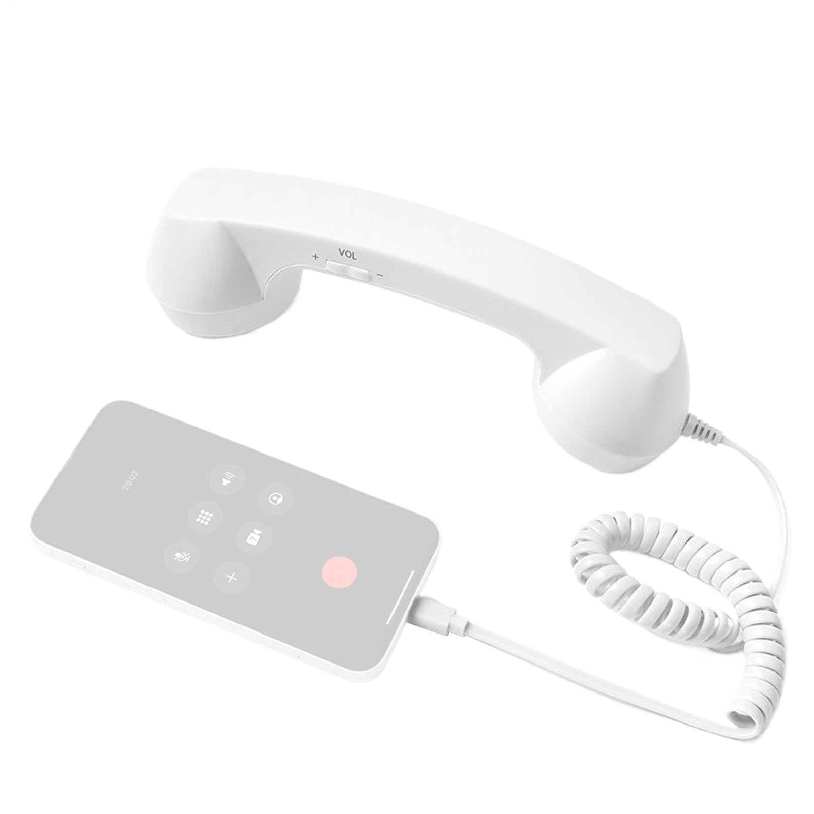 – Handset for Cell Phone,Type-C Retro Classic Comfortable Home Supplies | Old Fashioned Phone - for Offices Travel Kitchen Bedside Bathroom Bed Desk Living Room School