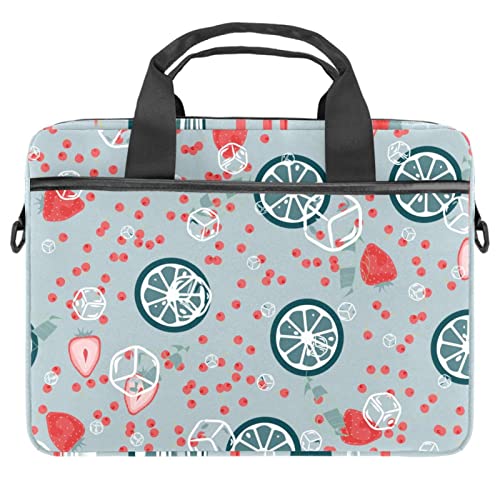 Sac à bandoulière pour ordinateur 14 pouces rétro à motif tournesol pour femme