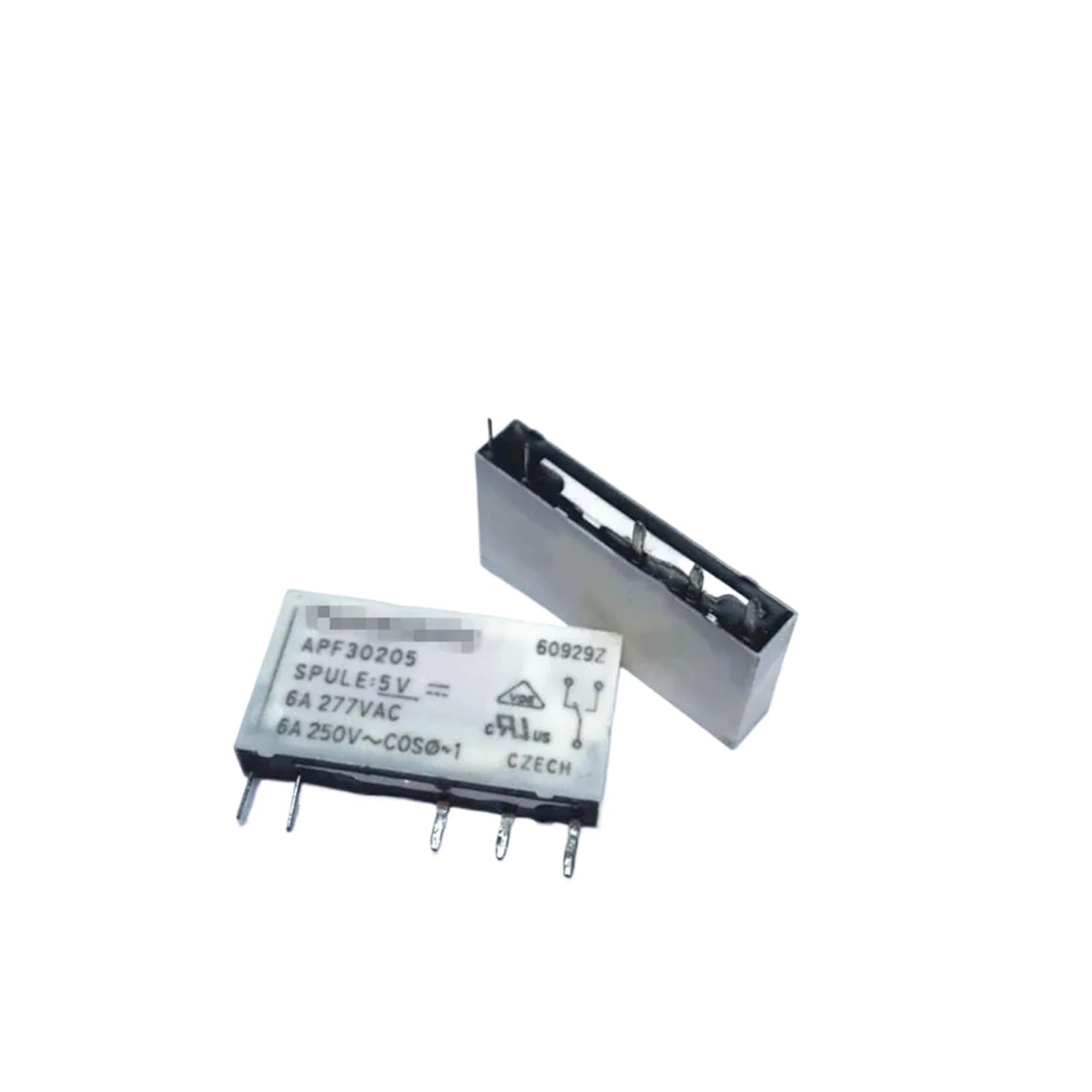 OSHZIKJII Relay APF30205 5V APF30205-5V 5VDC DC5V 5V 6A 277VAC 6A 250V 5PIN(2PCS)
