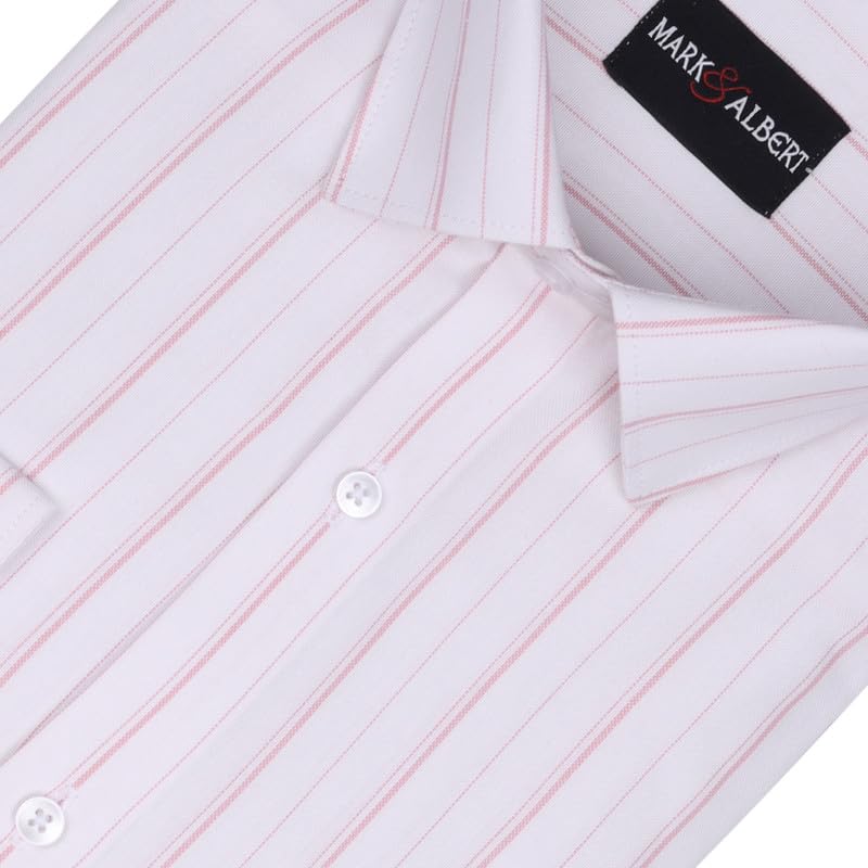 Image of Men's Striped Cotton Formal Shirt