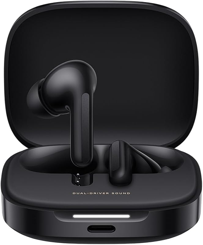 Xiaomi Redmi Buds 6 Play vezeték nélküli fülhallgató, 36 órás akkumulátor, zajszűrés - black, Redmi Buds 6 Play