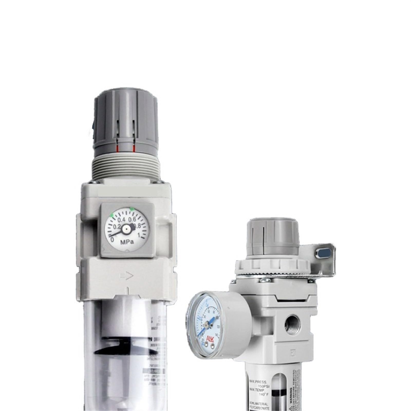 Filtro de aire separador agua y aceite fuente AW30/40-04E con válvula reguladora presión reductora(AW60-06DG-B)
